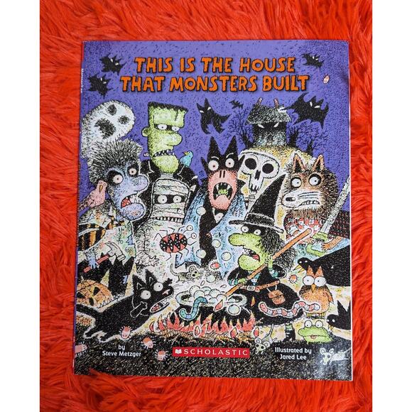 NWT 2016 Scholastic This Is The House That Monsters Built  S. Metzger PB Age 3-5 - Picture 1 of 3